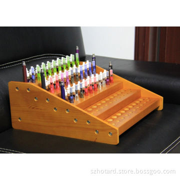New Arrival Test E-Juice Flavor Wood Display Shelf in Stock